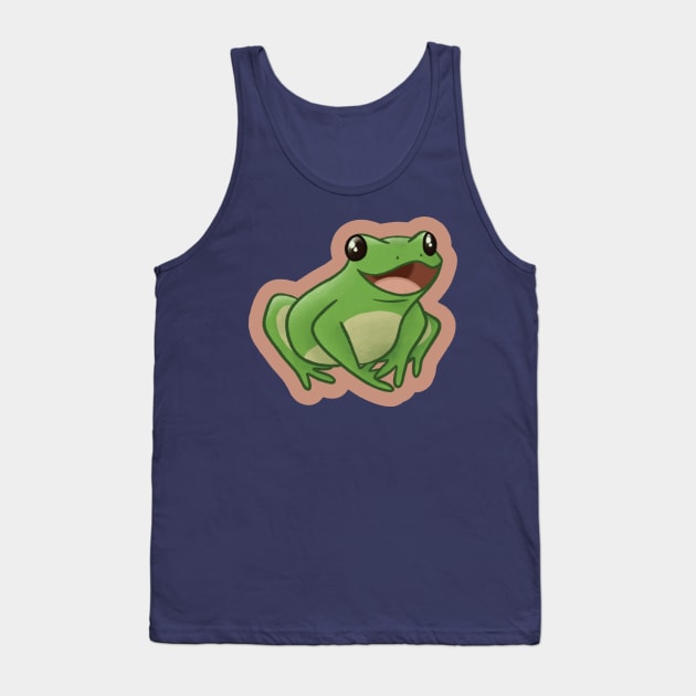 Happy Frog Tank Top by Unbrokeann